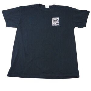 Ron Tater Salad White Comedy T Shirt Mens Medium Gildan‎ Black